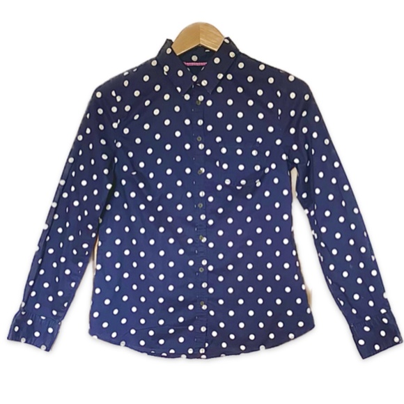 Polka Dots Button Down Shirt - Picture 1 of 8